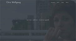 Desktop Screenshot of chriswolfgang.com